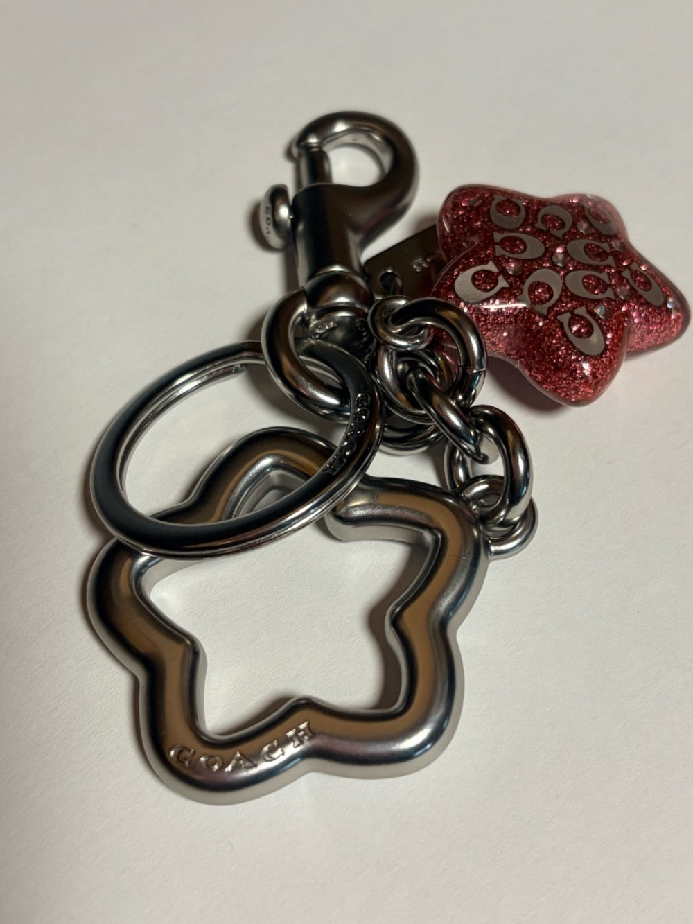 Coach Signature Star Bag Charm